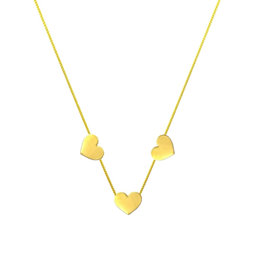 Collana tris cuori