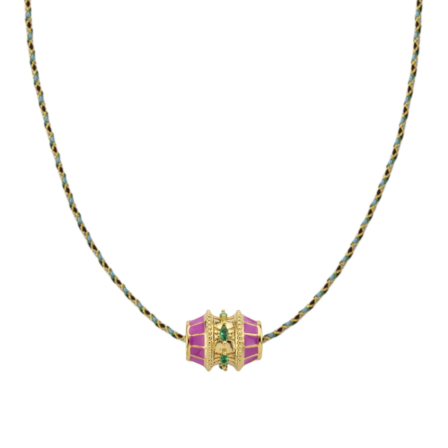 Talisman fuchsia necklace