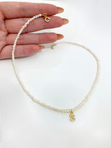 Collana letter pearl