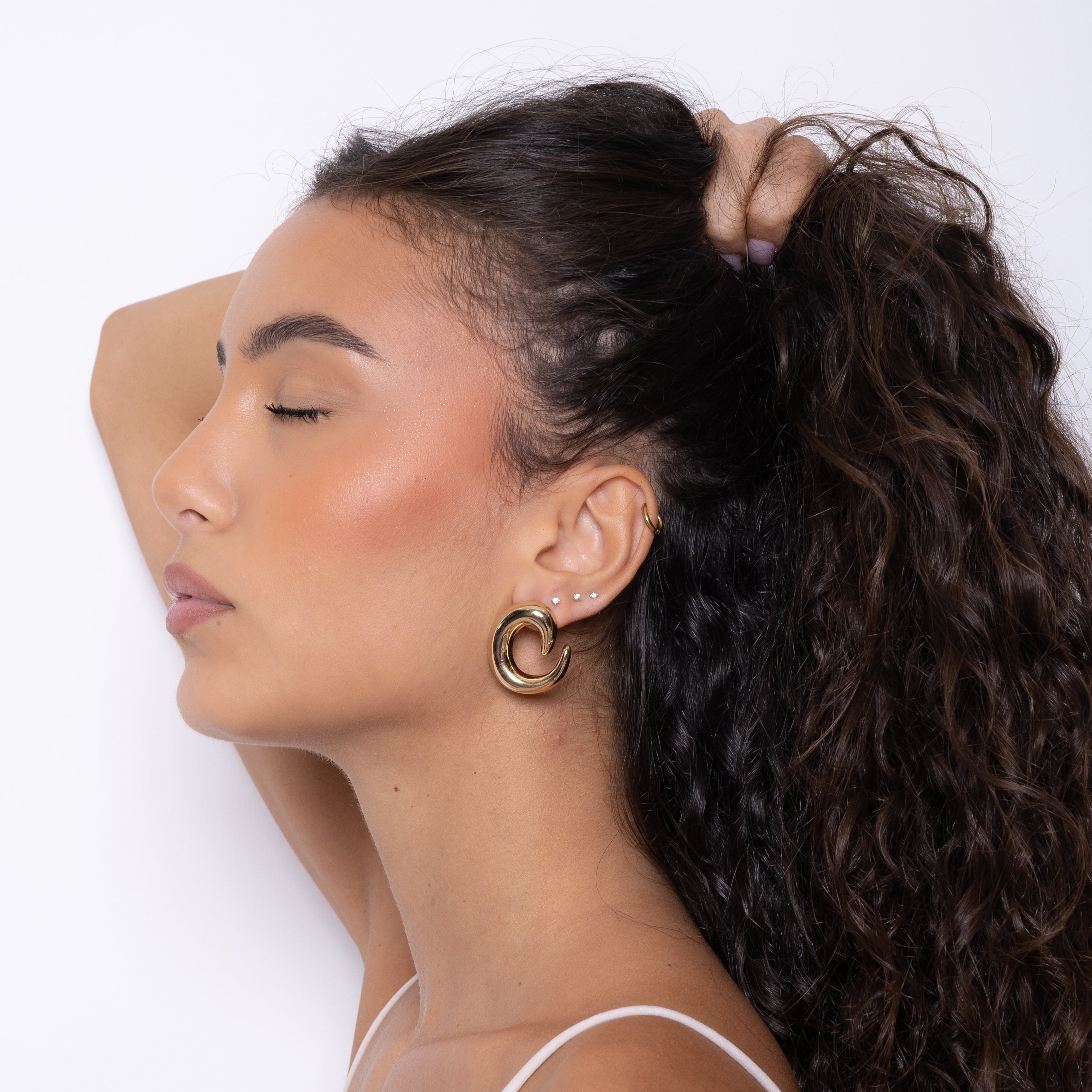 Orecchini Spiral Metal