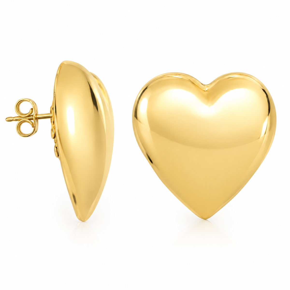 Big love earrings