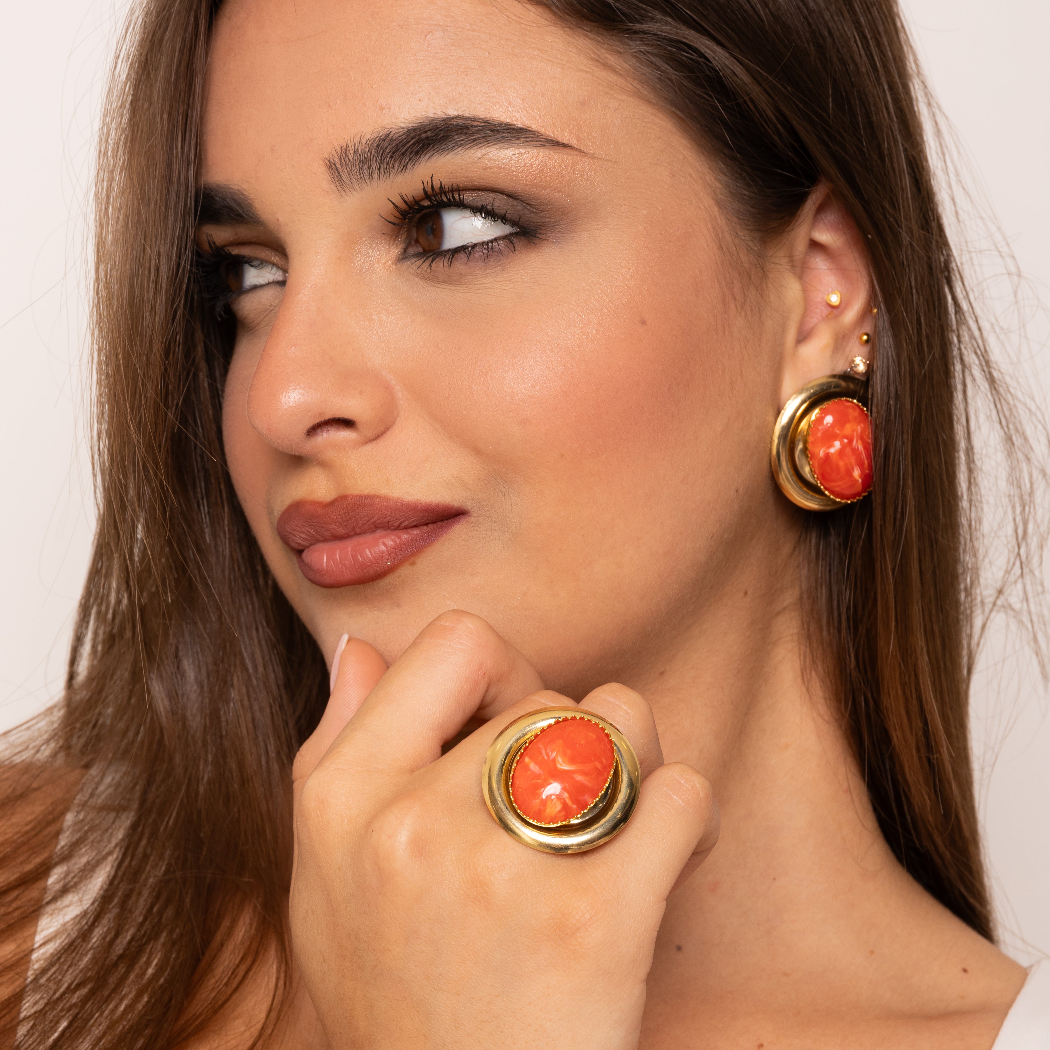 Anello botton color