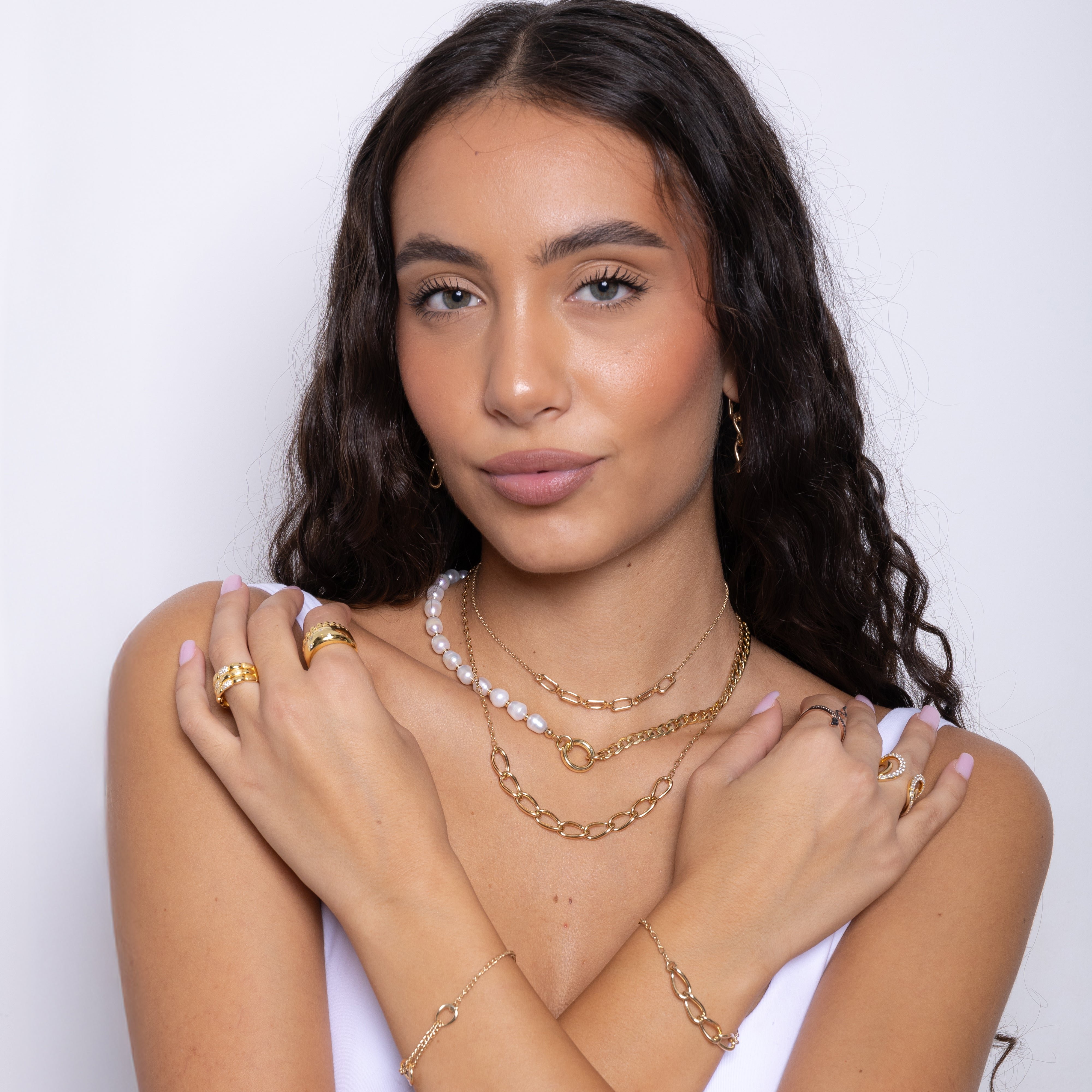 Collana pearl chain