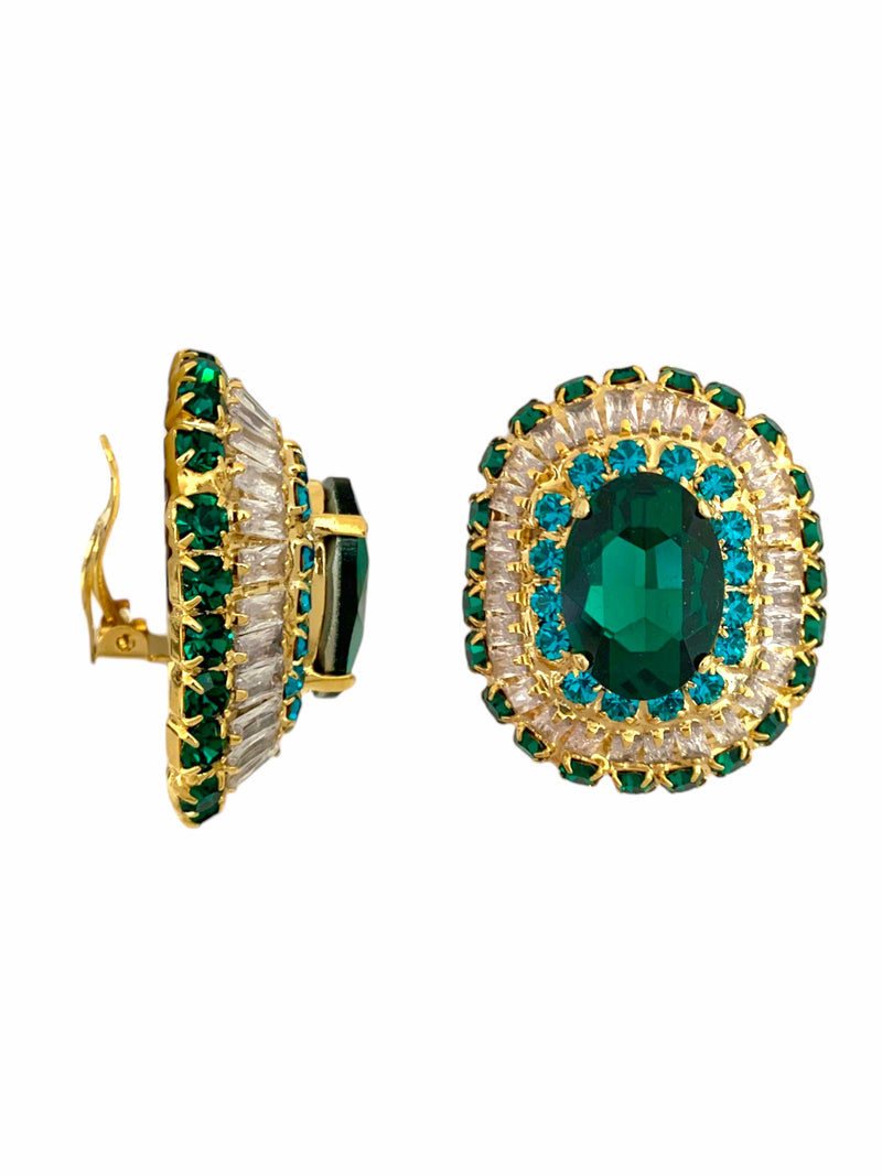 Orecchini Botton Swarovski