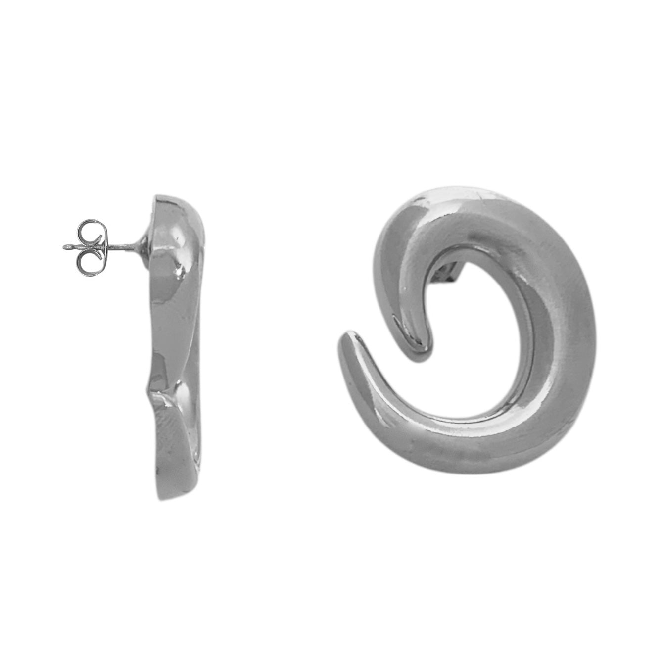 Orecchini Spiral Metal
