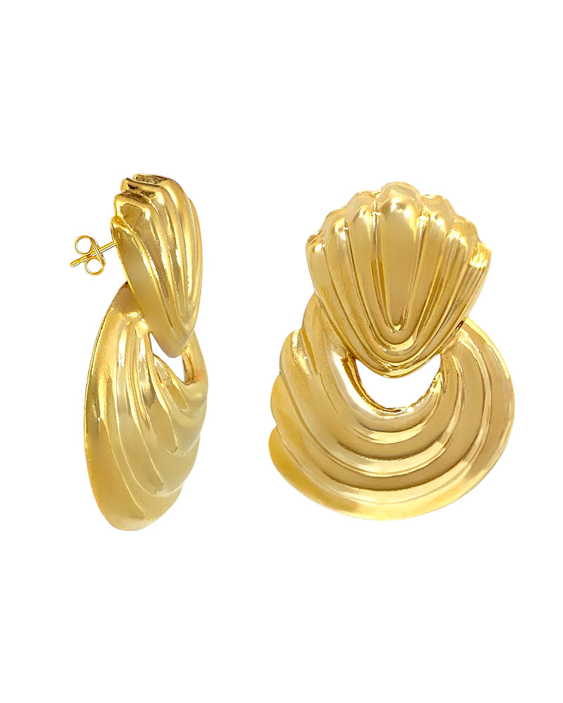 Orecchini vintage shell