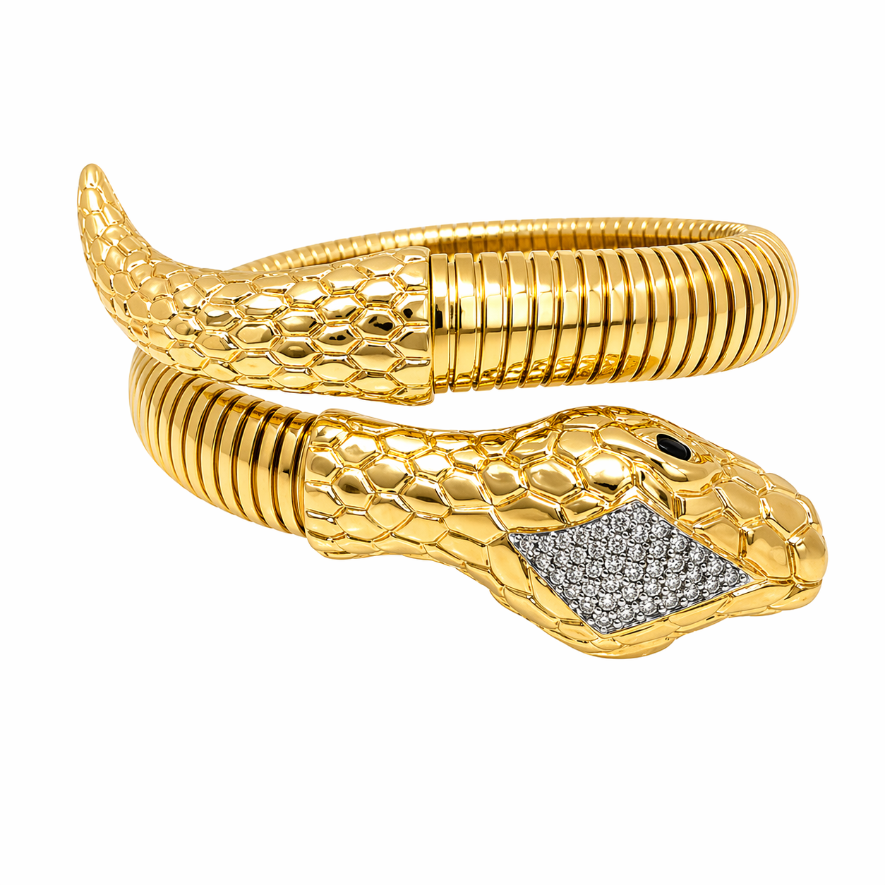 Snake tube bracelet