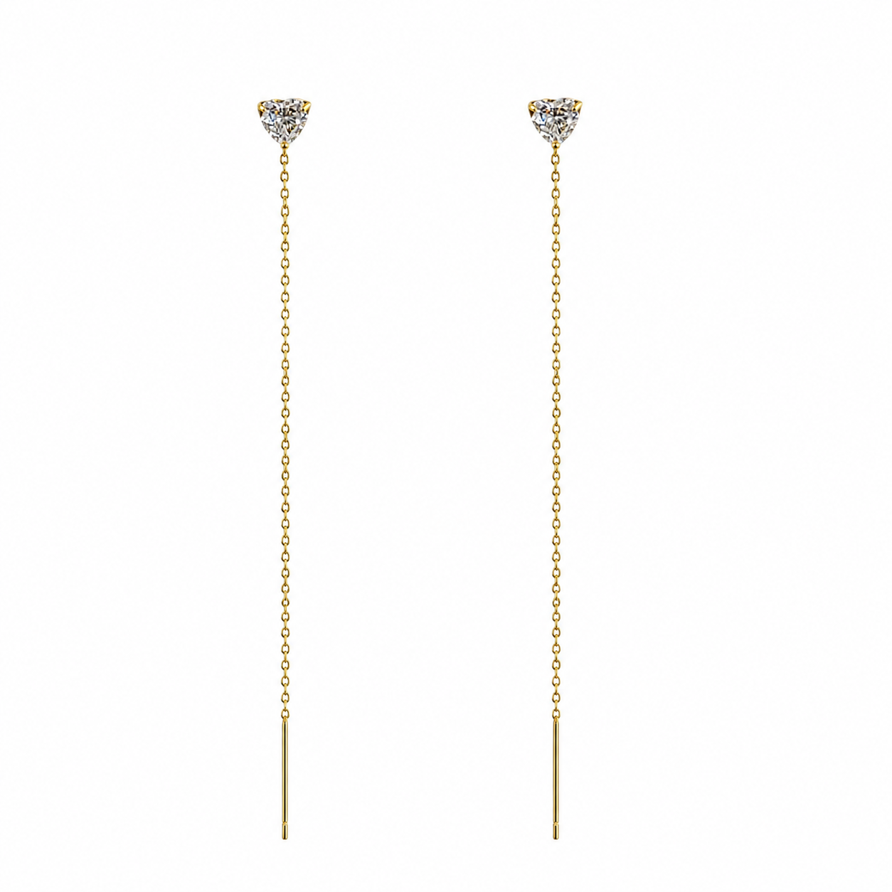 Orecchini chain love casual