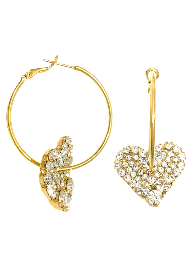 Cerchi love Swarovski