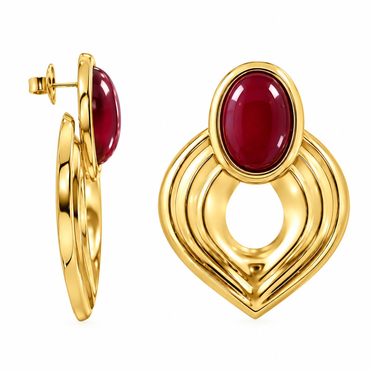 Orecchini  vintage oval