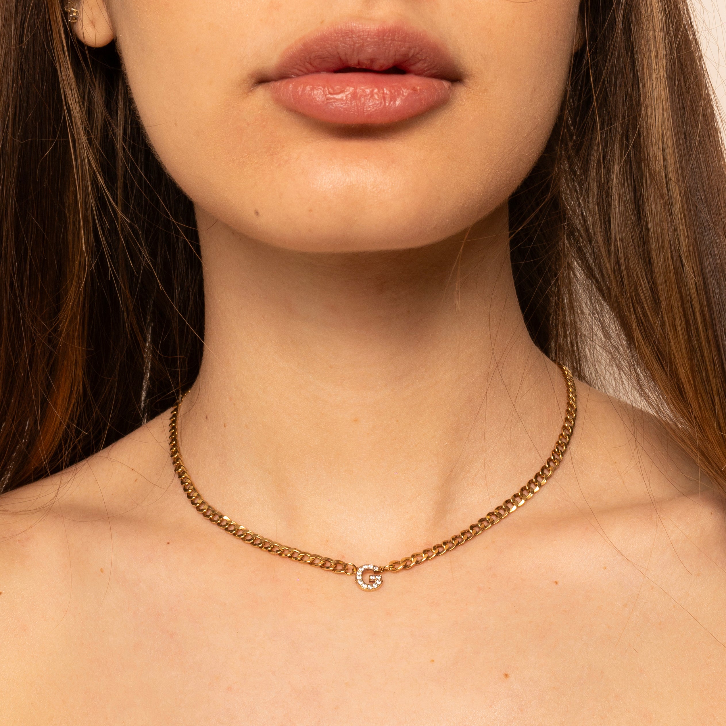 Collana  Letter groumette luxury