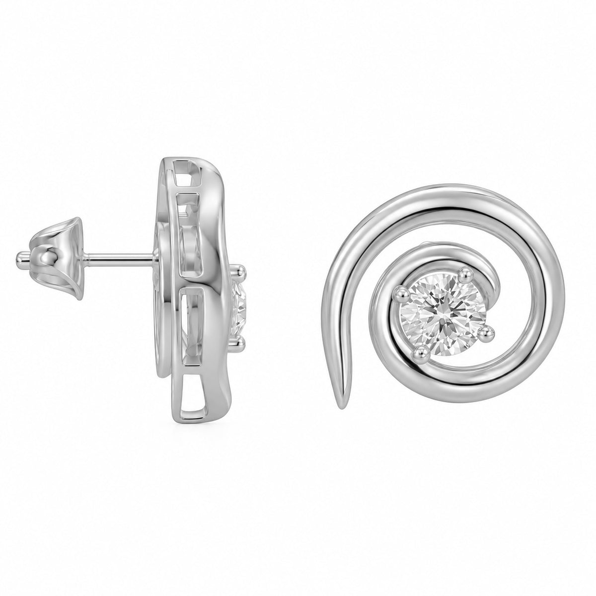 Orecchini spirale Luxury