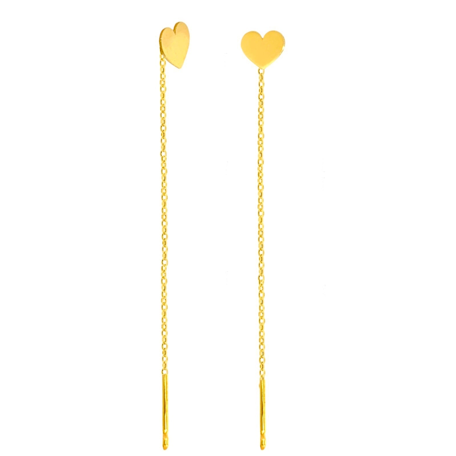 Orecchini chain love
