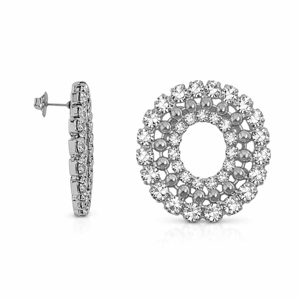 Orecchini Circle swarovski