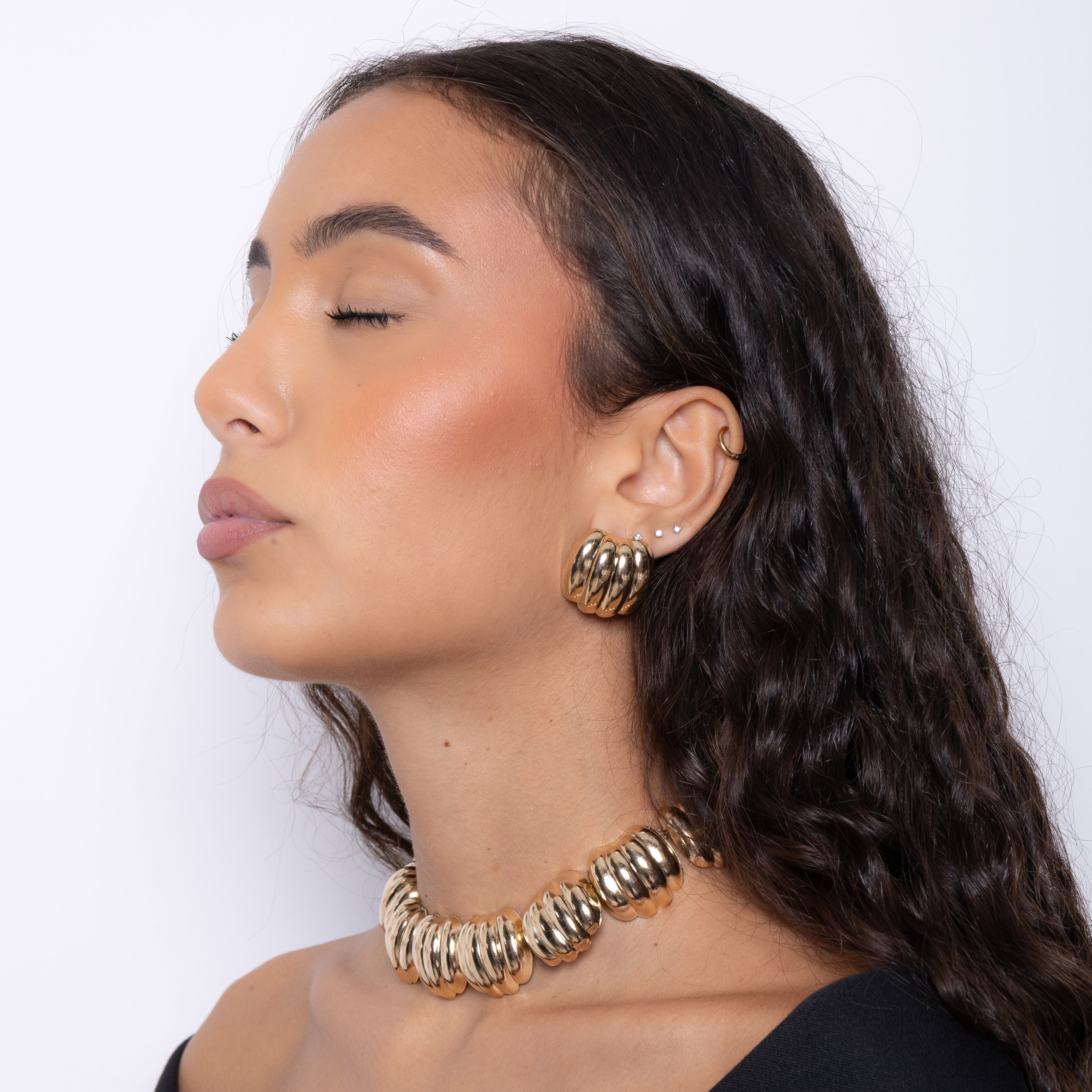 Orecchini Turtle Metal