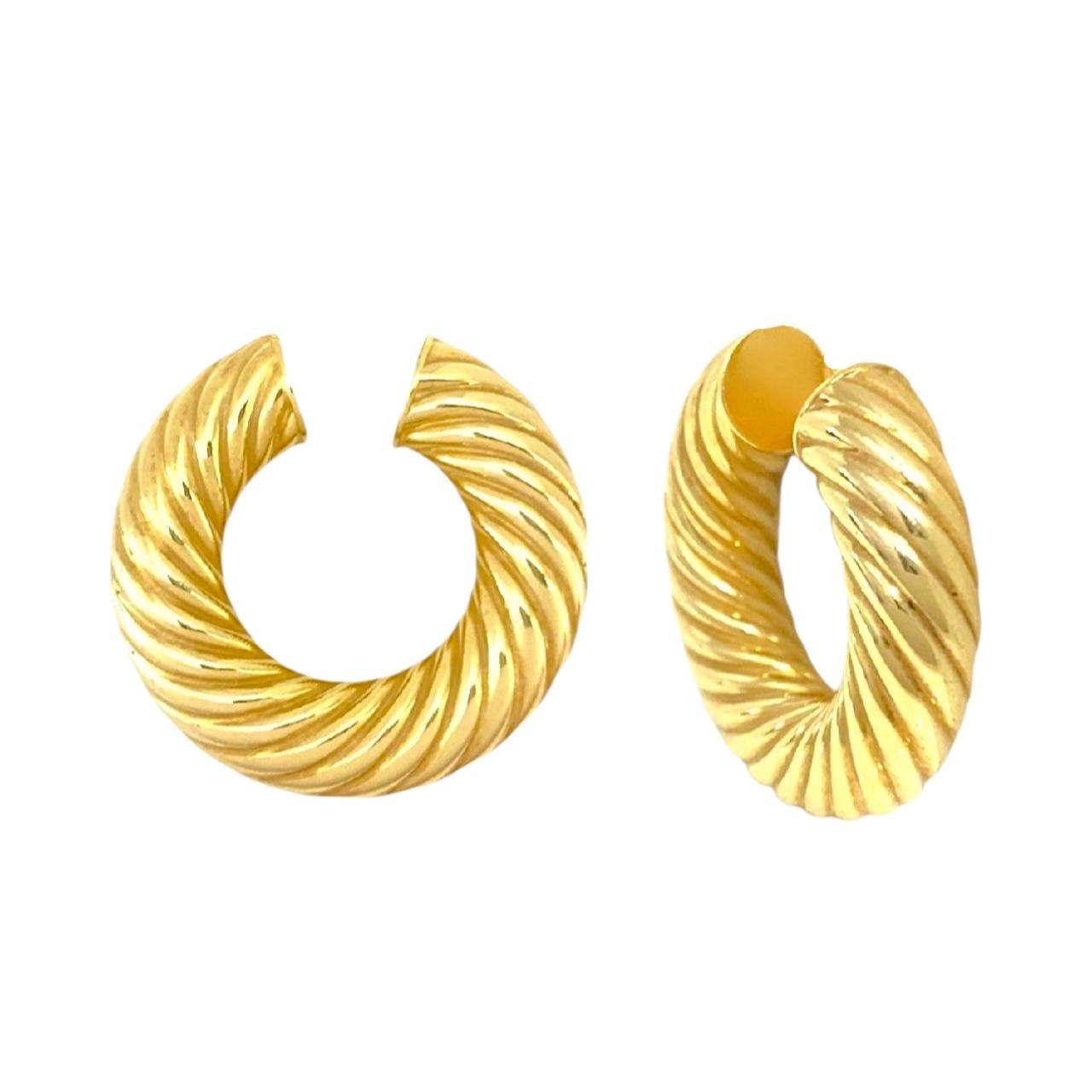 Earcuff twist hoop