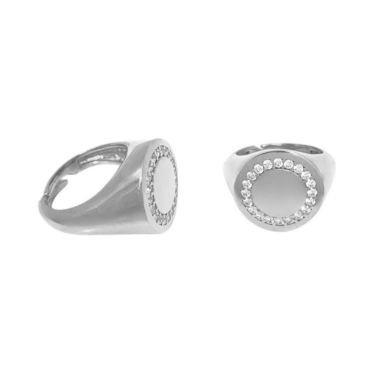 Anello Chevalier tondo Luxury