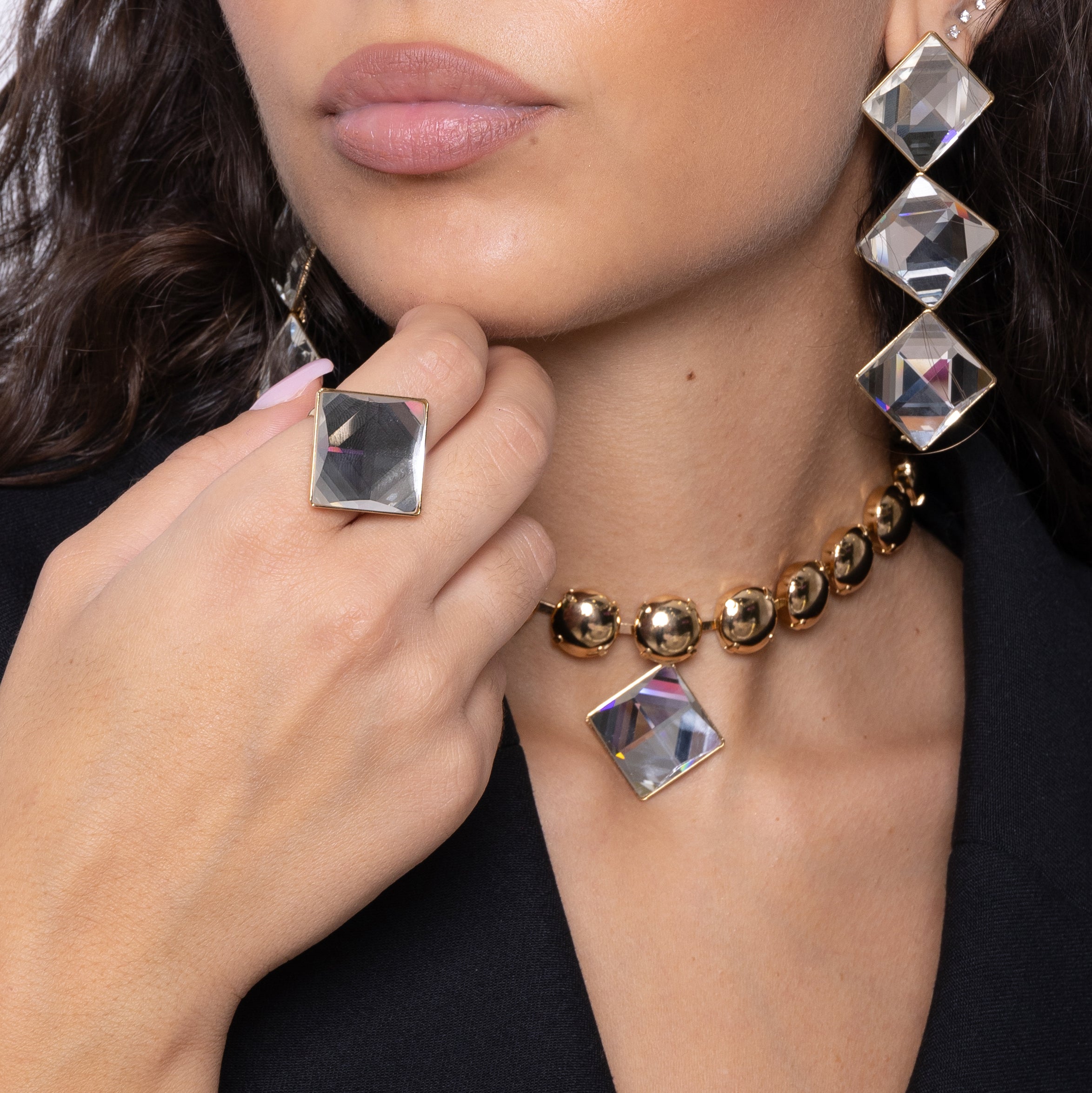 Anello Square Cristalia