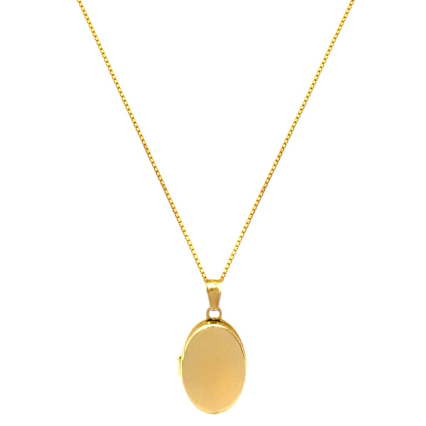 You & me oval necklace