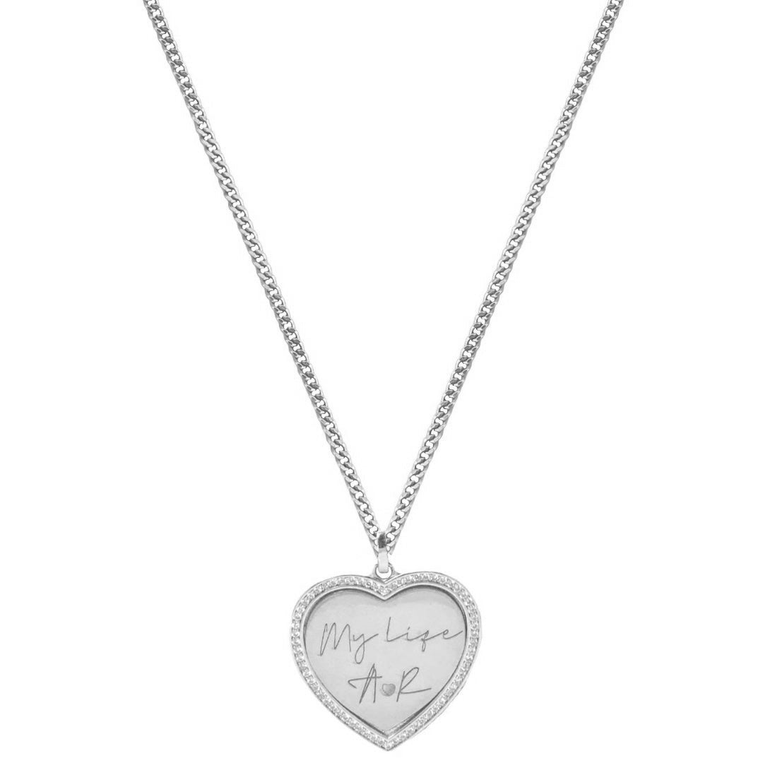 Collana io e te cuore
