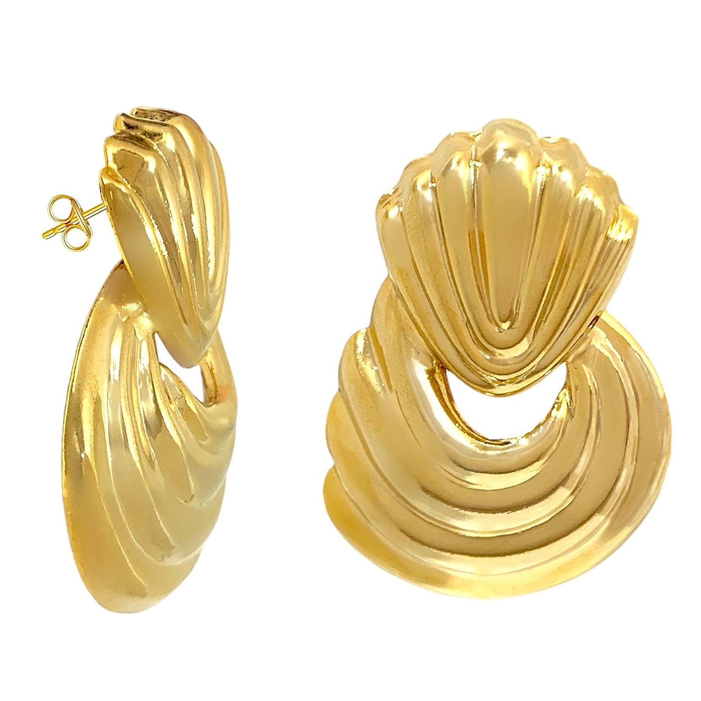 Orecchini vintage shell