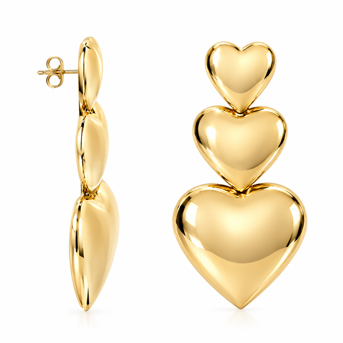 Tris Amour Earrings