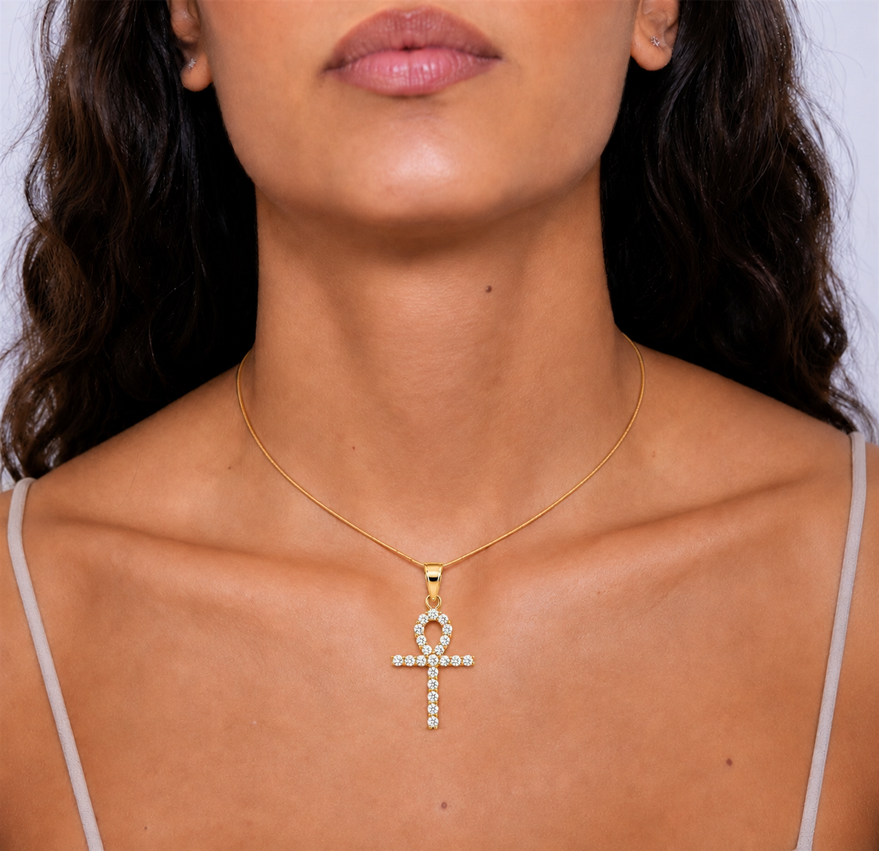 Charm croce egizia casual