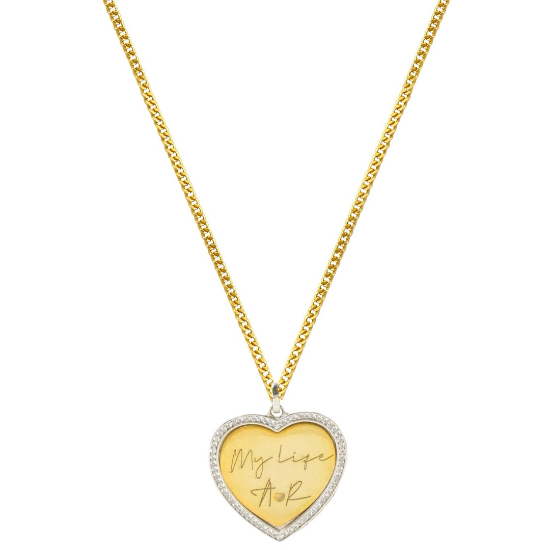Collana io e te cuore