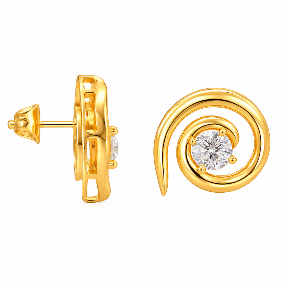 Orecchini spirale Luxury