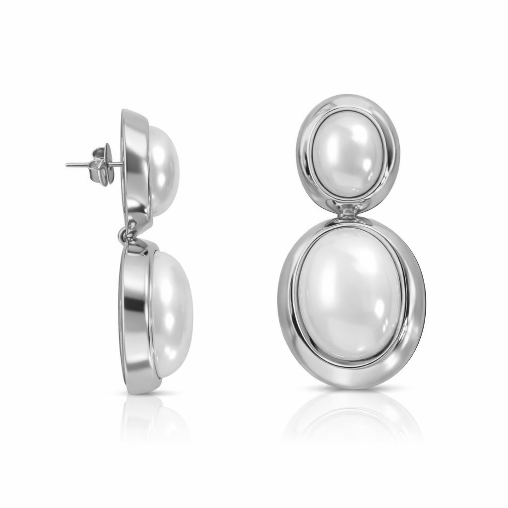 Orecchini new oval pendent color