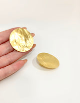 Orecchini disk satin