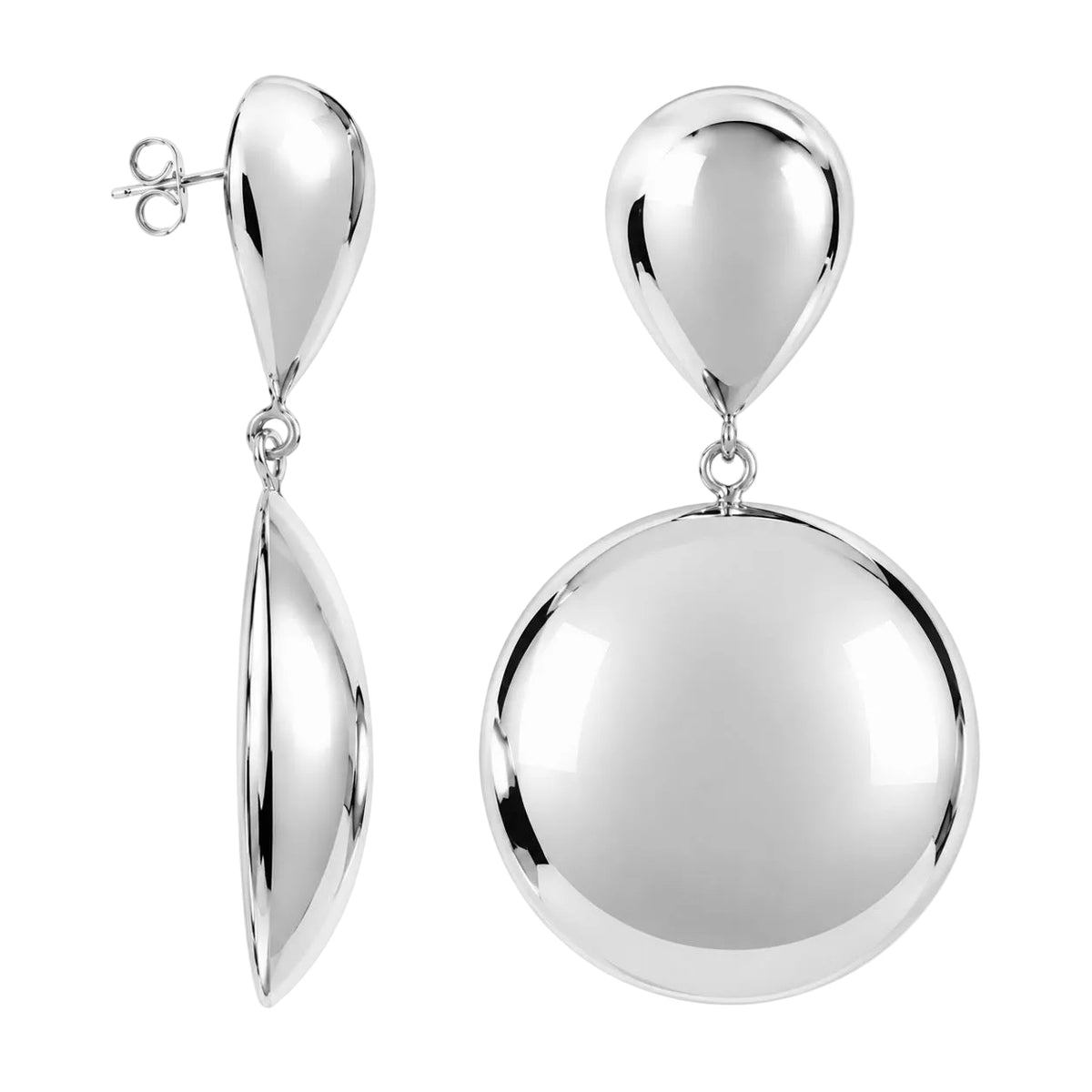 Orecchini Bubble Metal