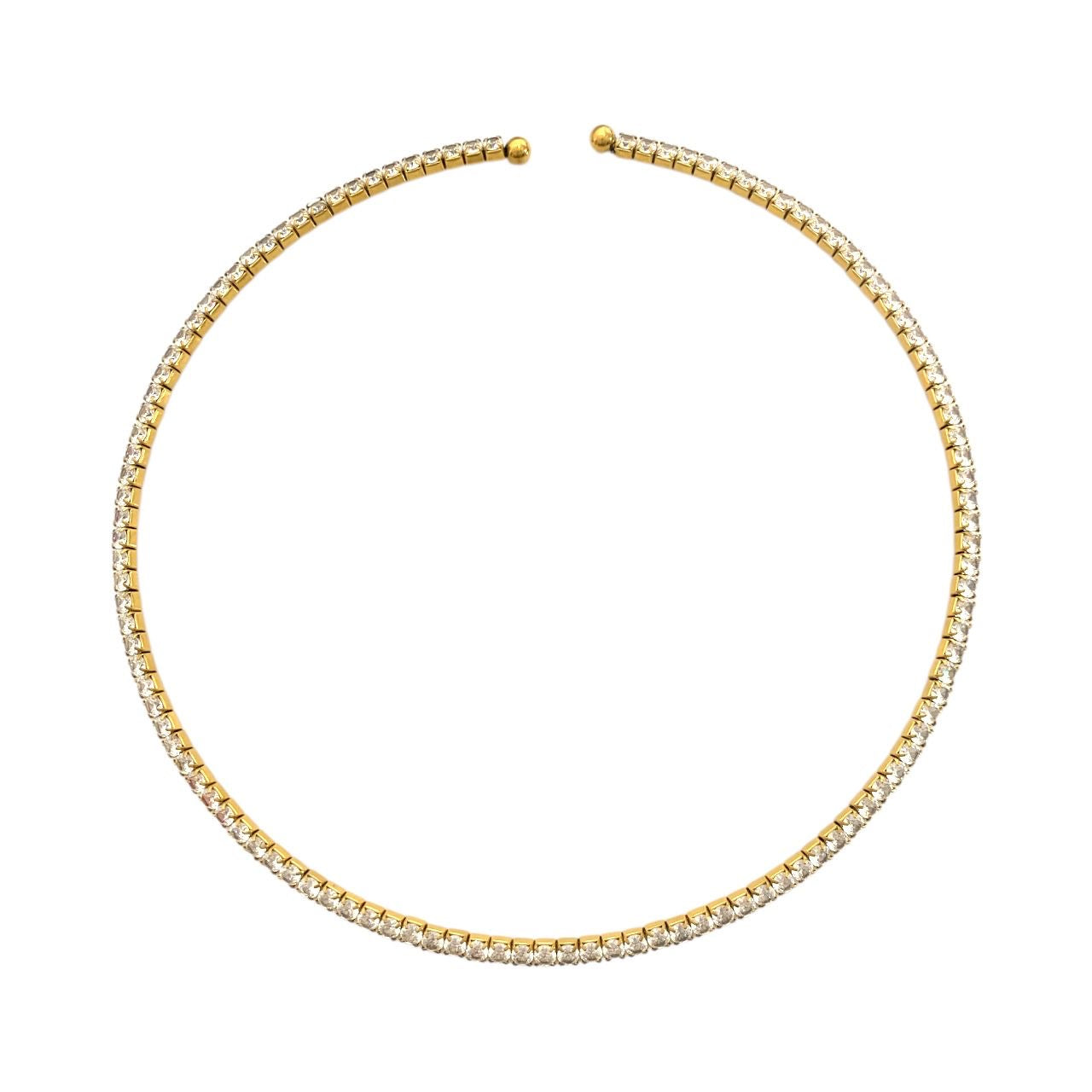 Choker Crystal casual