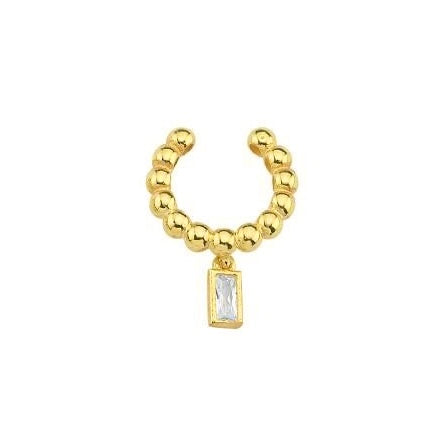 Earcuff round baguette