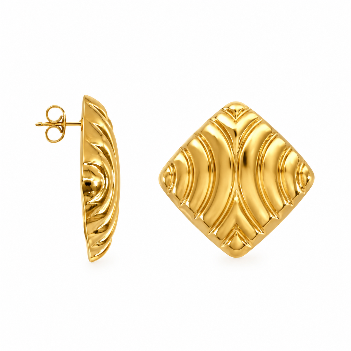 Orecchini New Rhombe Metal