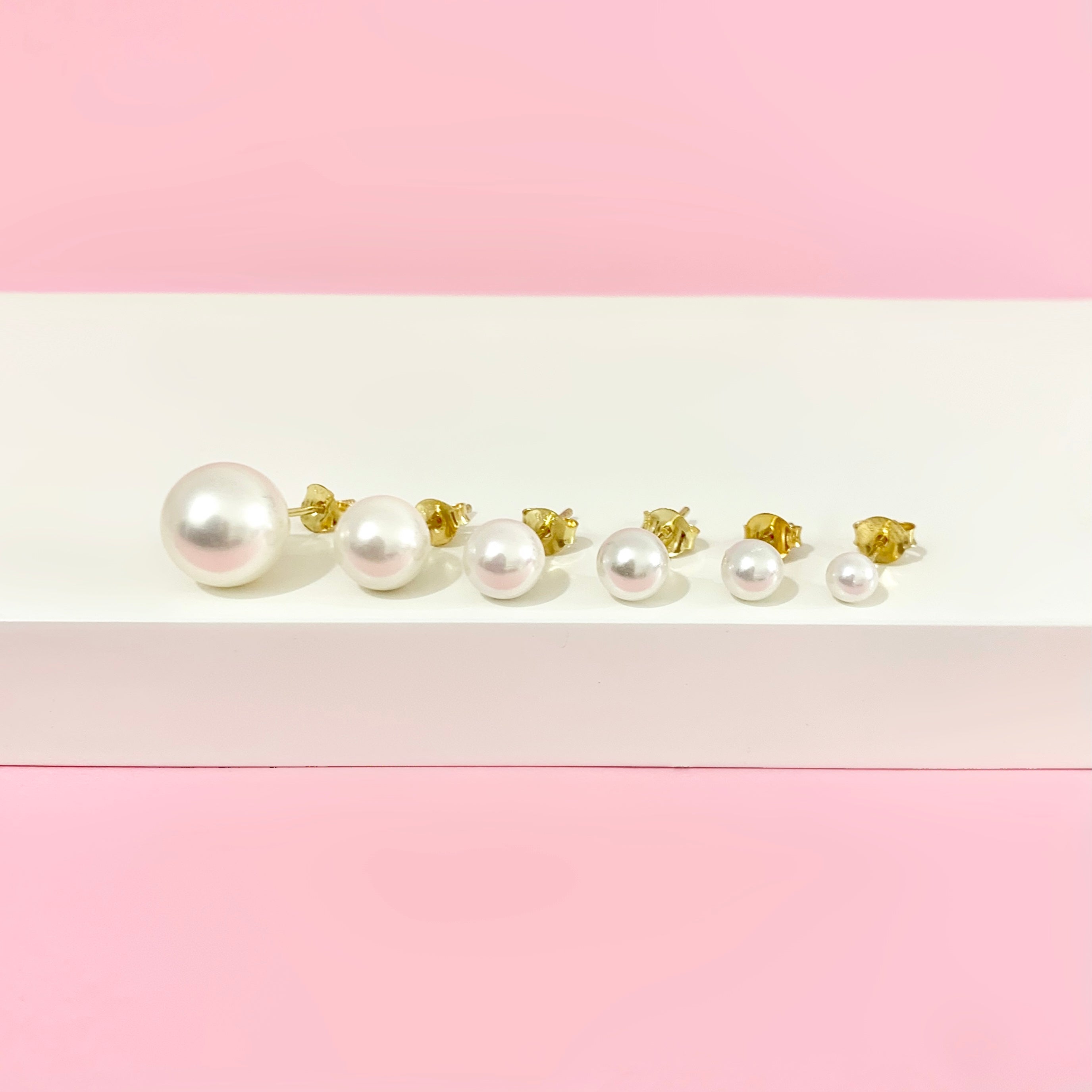 Pearl earrings L