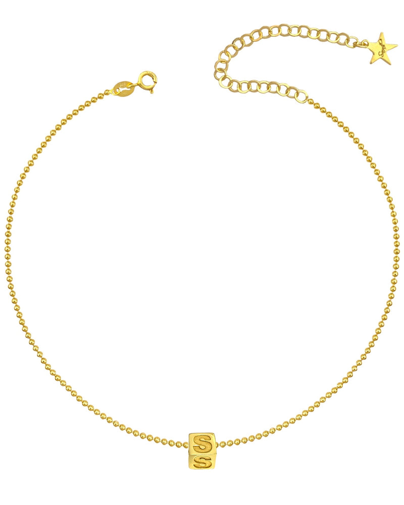Collana letter cubik