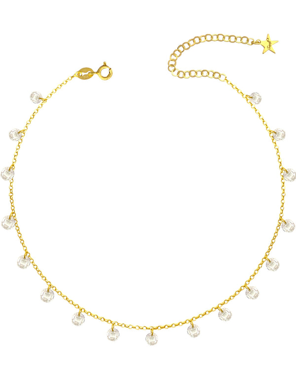 Collana multi zirconi