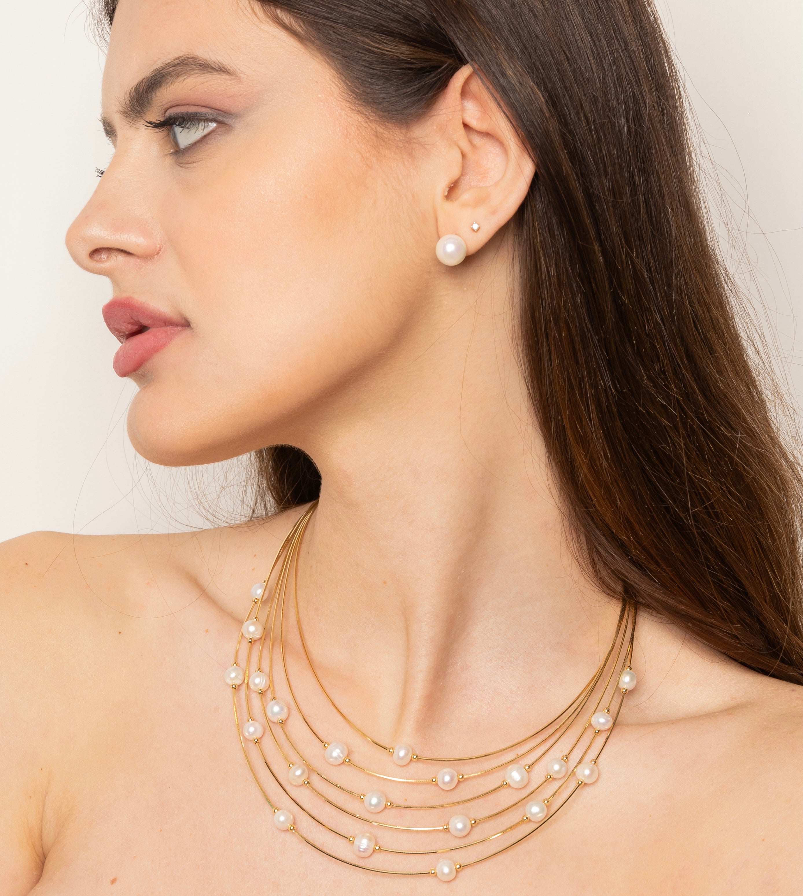 Collana twist pearl