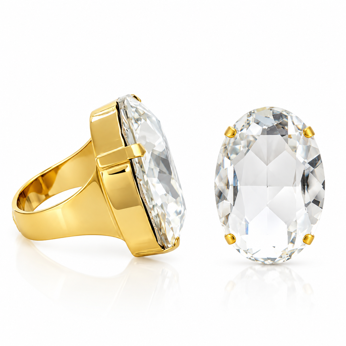 Anello Melanye oval