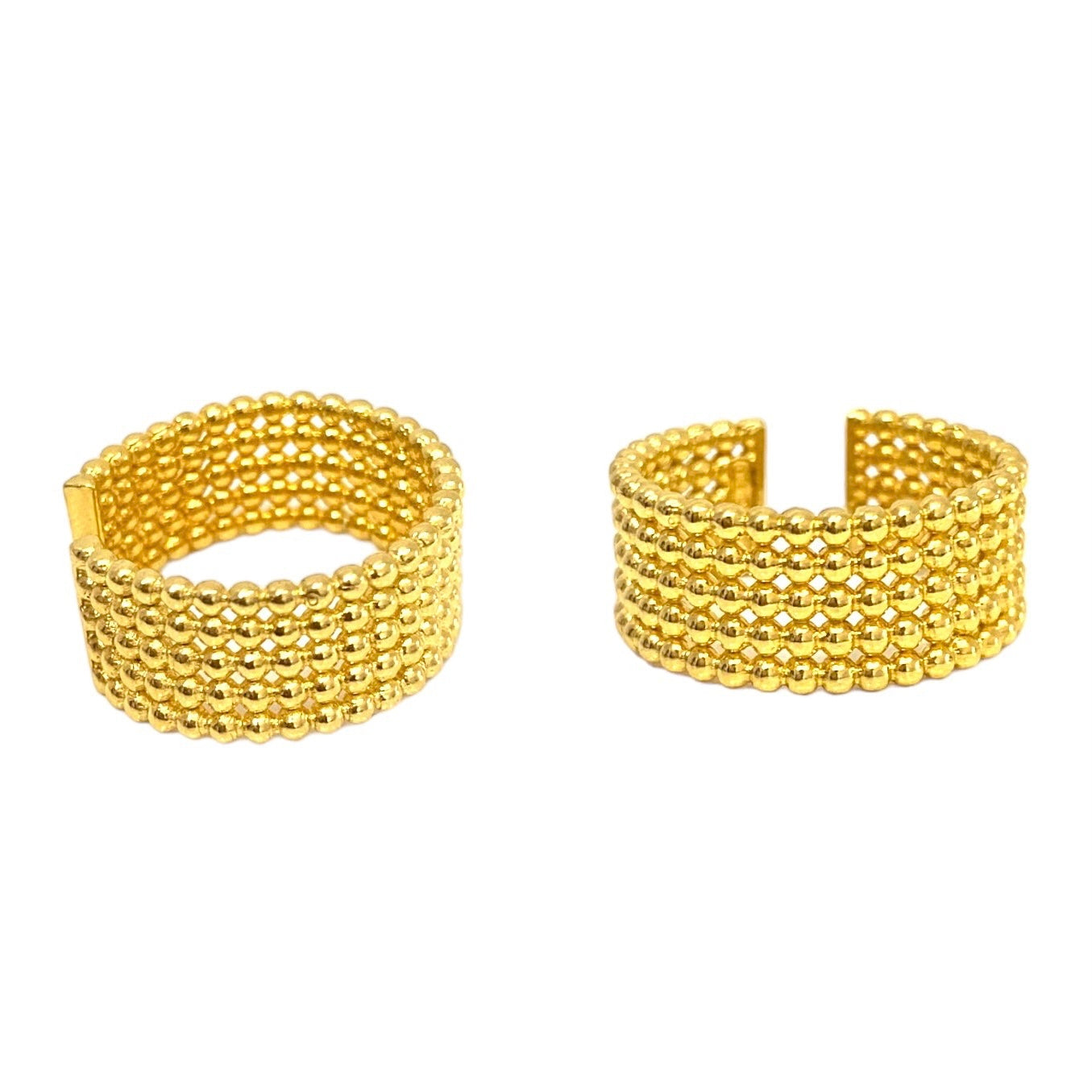 Puffed band ring