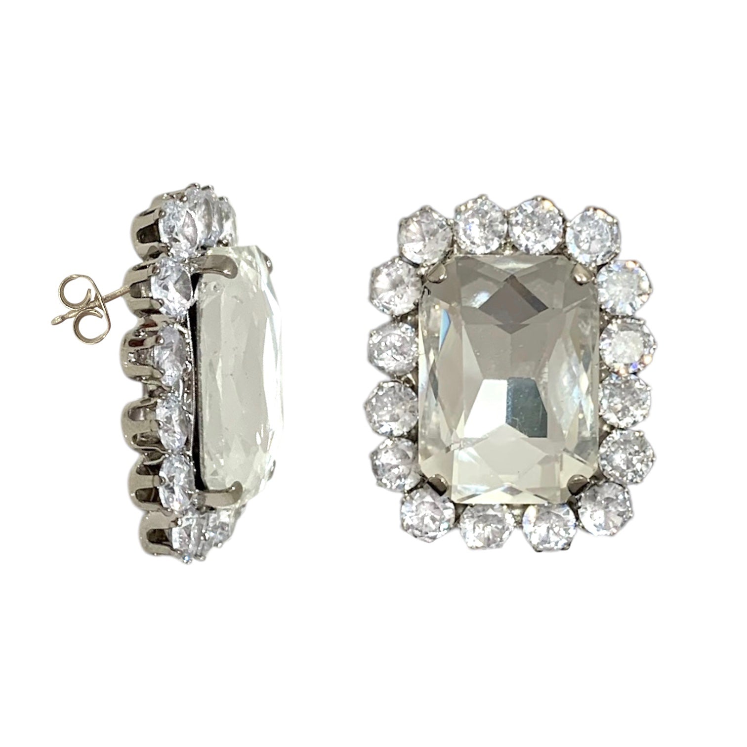 Orecchini Kristal Swarovski Square