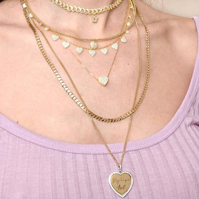 Collana io e te cuore