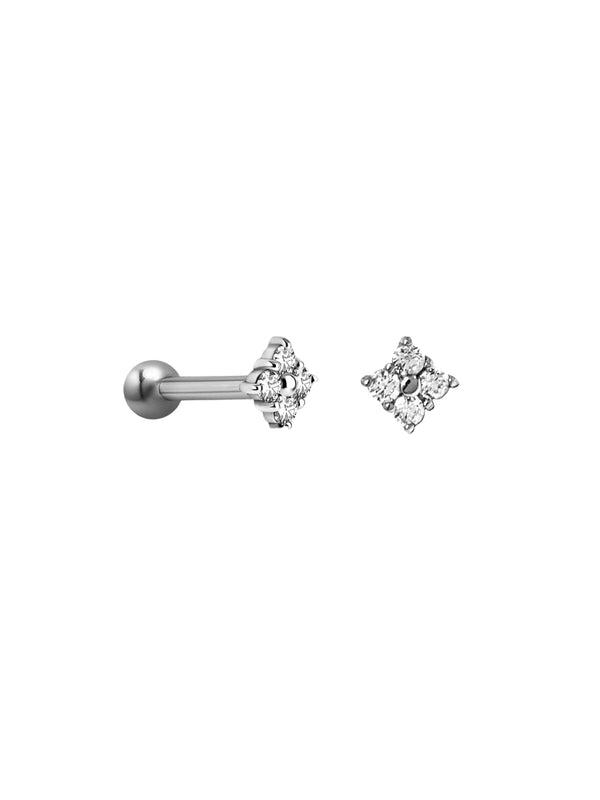 Piercing romby flowers