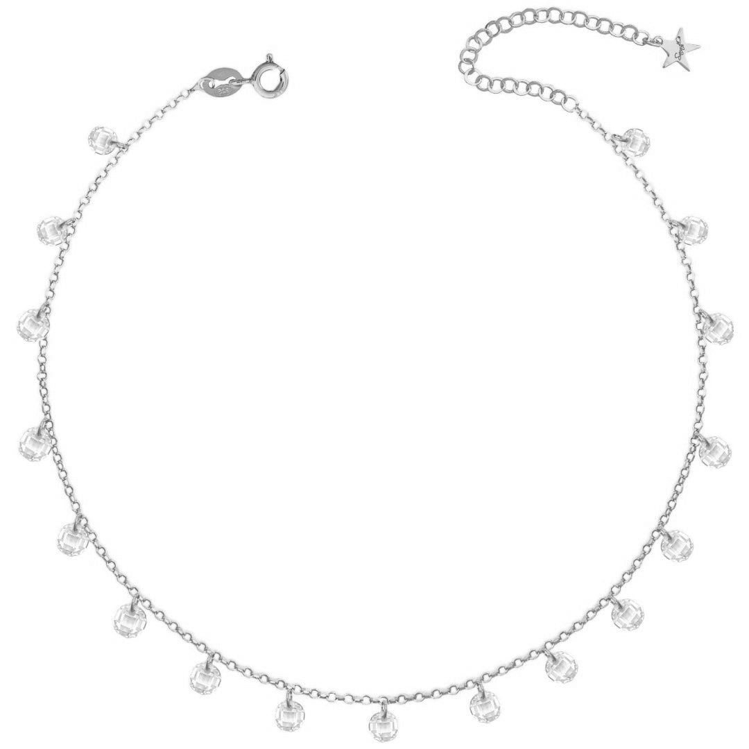 Collana multi zirconi
