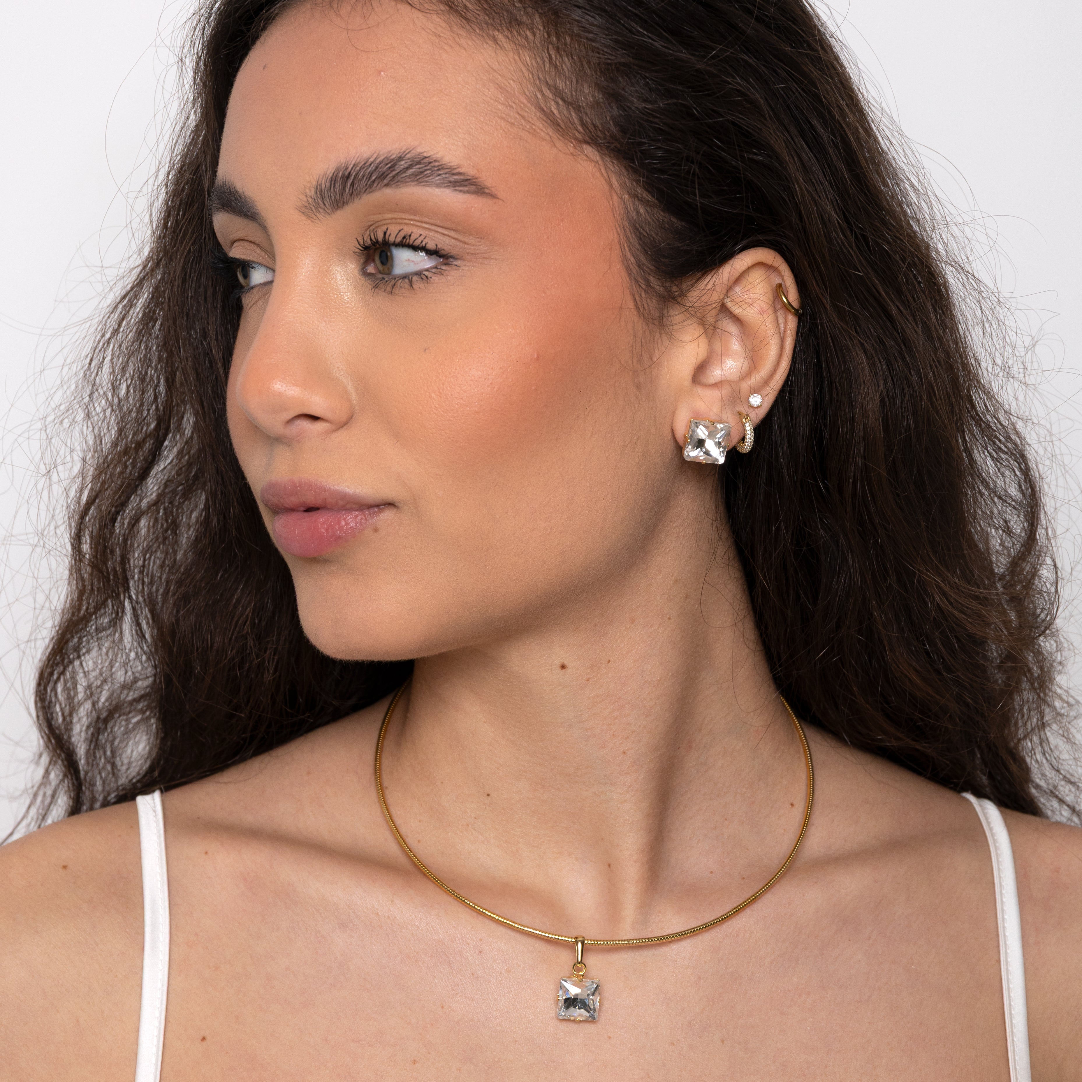 Orecchini Square Swarovski