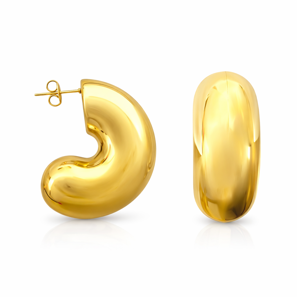 Orecchini Curvy Moon