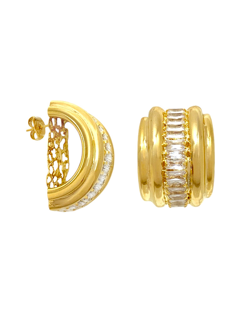 Orecchini snail Swarovski