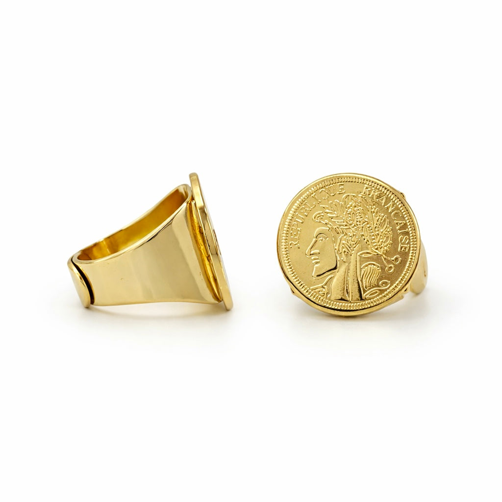 Anello maxi Coin