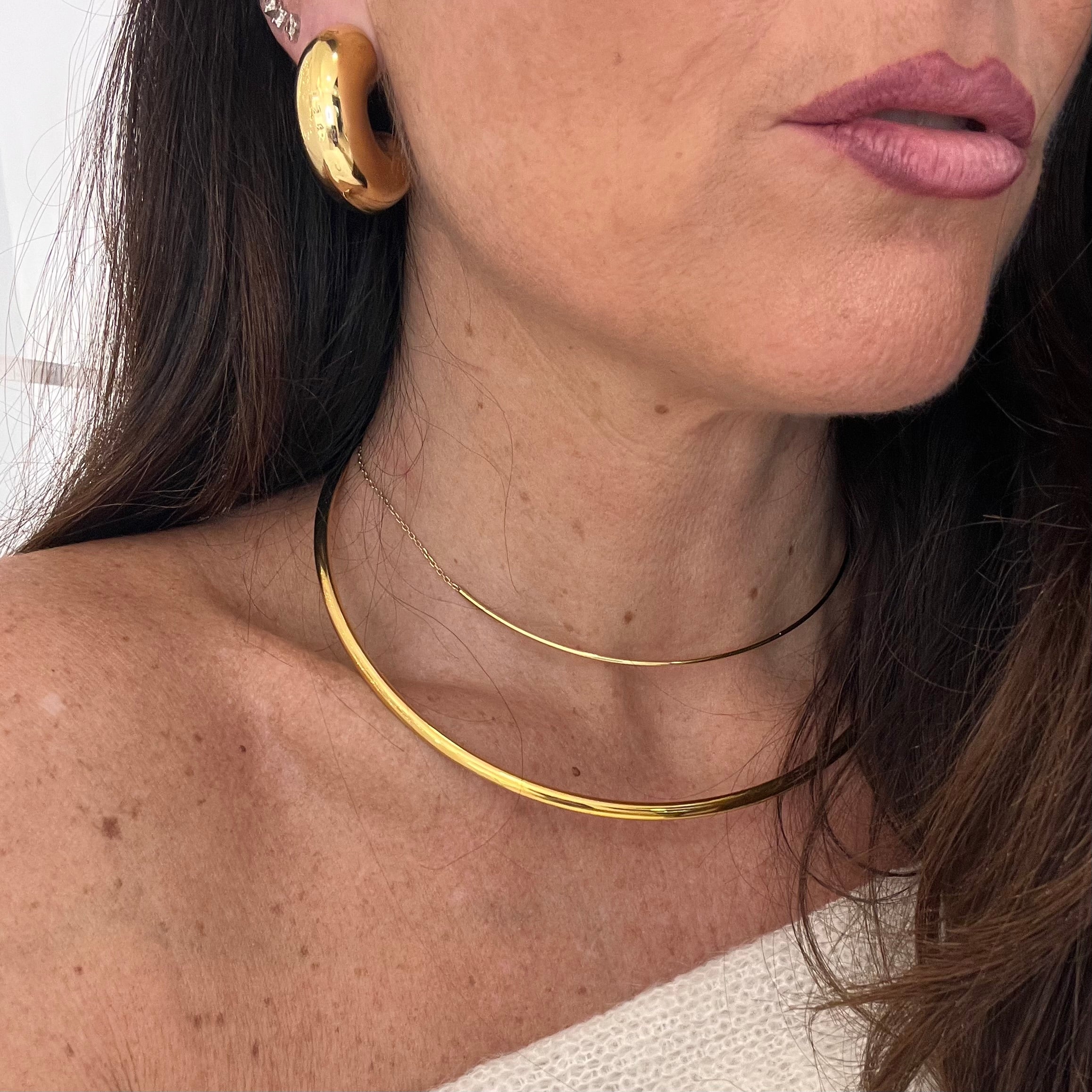 Orecchini Curvy Moon